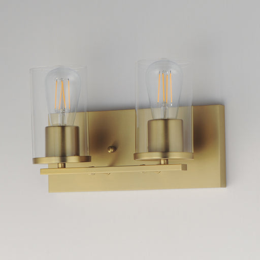 Maxim 10282CLSBR Lateral 2 Light Bath Vanity | Satin Brass