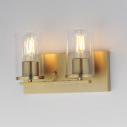 Maxim 10282CLSBR Lateral 2 Light Bath Vanity | Satin Brass