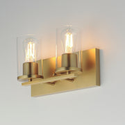 Maxim 10282CLSBR Lateral 2 Light Bath Vanity | Satin Brass