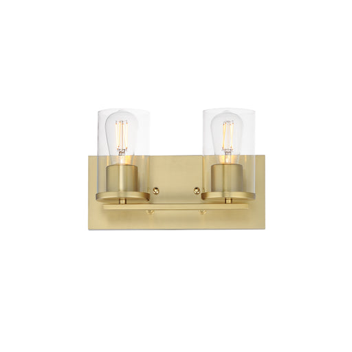 Maxim 10282CLSBR Lateral 2 Light Bath Vanity | Satin Brass