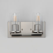 Maxim 10282CLSN Lateral 2 Light Bath Vanity | Satin Nickel
