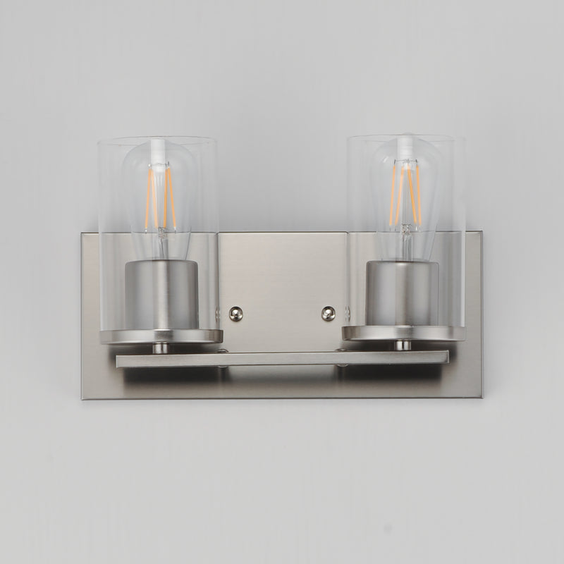 Maxim 10282CLSN Lateral 2 Light Bath Vanity | Satin Nickel