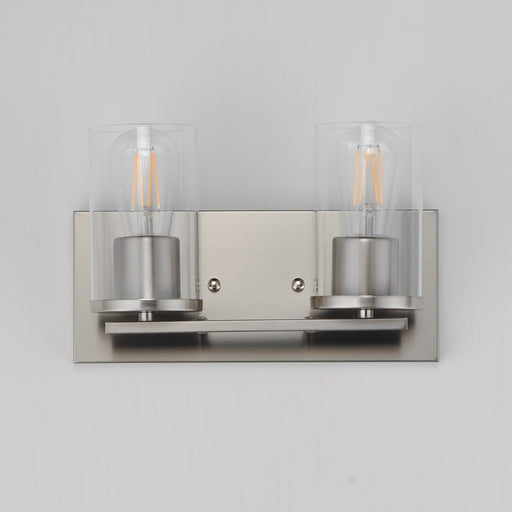 Maxim 10282CLSN Lateral 2 Light Bath Vanity | Satin Nickel