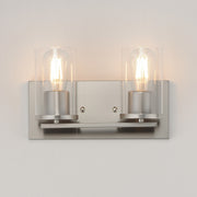 Maxim 10282CLSN Lateral 2 Light Bath Vanity | Satin Nickel