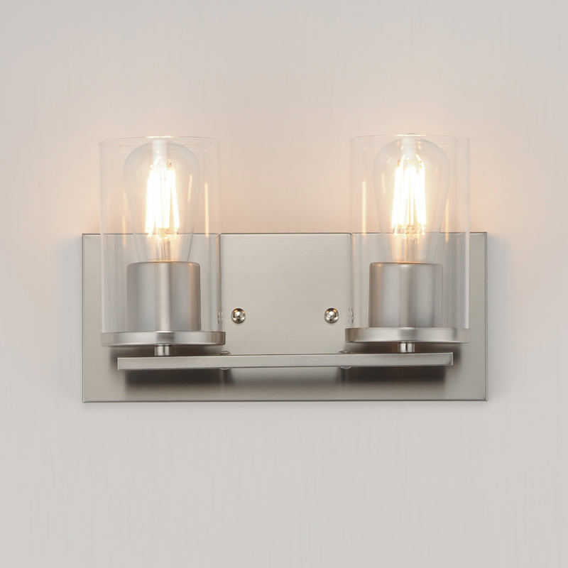 Maxim 10282CLSN Lateral 2 Light Bath Vanity | Satin Nickel