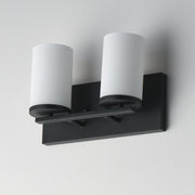 Maxim 10282SWBK Lateral 2 Light Bath Vanity | Black