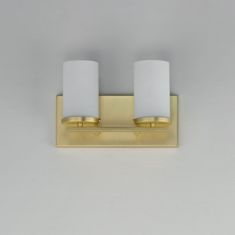 Maxim 10282SWSBR Lateral 2 Light Bath Vanity | Satin Brass