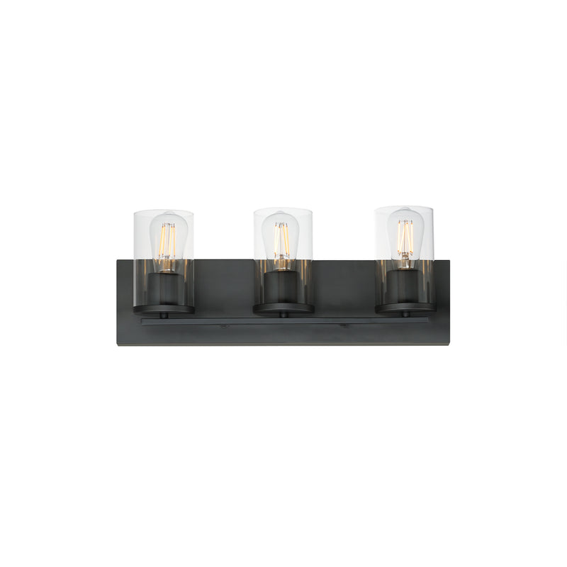 Maxim 10283CLBK Lateral 3 Light Bath Vanity | Black