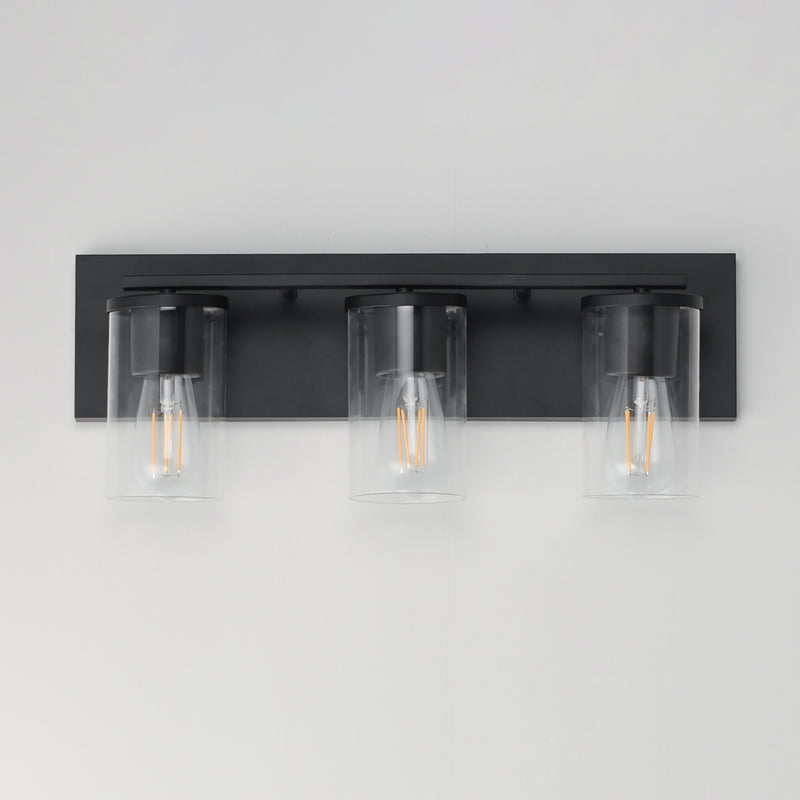 Maxim 10283CLBK Lateral 3 Light Bath Vanity | Black