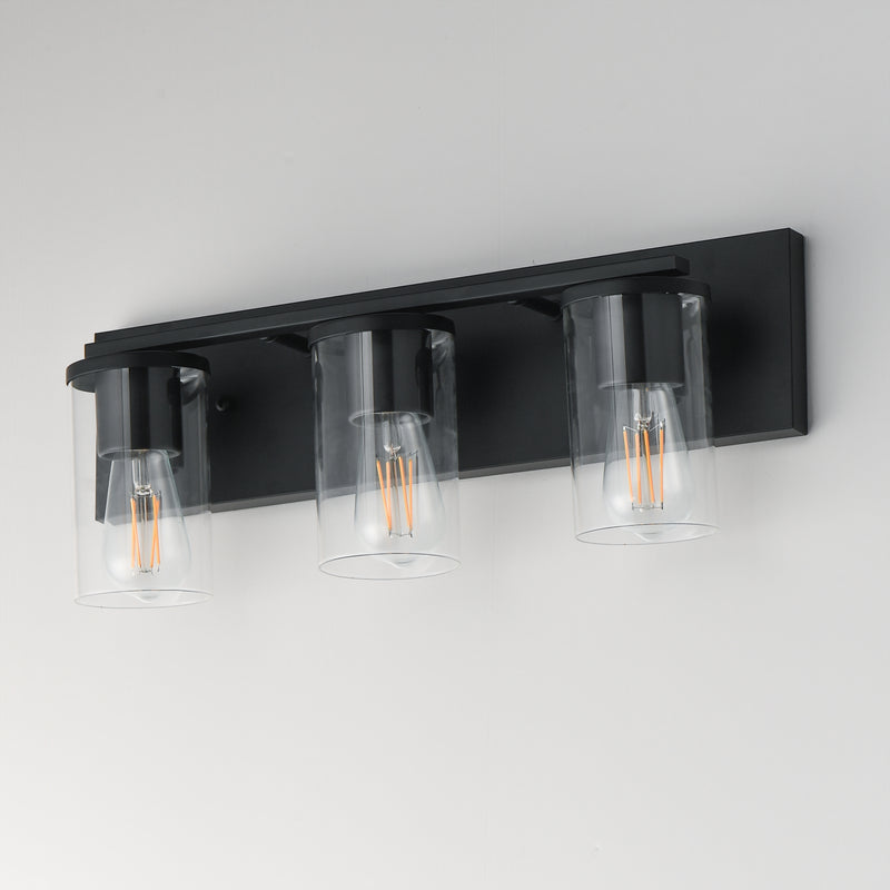 Maxim 10283CLBK Lateral 3 Light Bath Vanity | Black