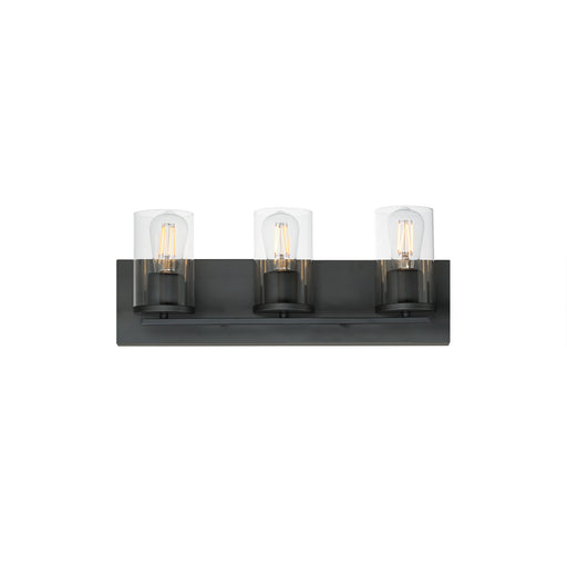 Maxim 10283CLBK Lateral 3 Light Bath Vanity | Black
