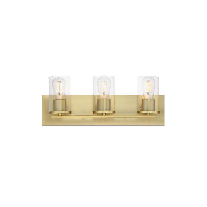 Maxim 10283CLSBR Lateral 3 Light Bath Vanity | Satin Brass