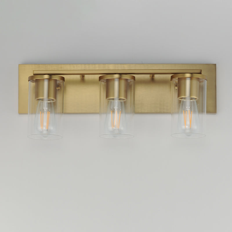 Maxim 10283CLSBR Lateral 3 Light Bath Vanity | Satin Brass