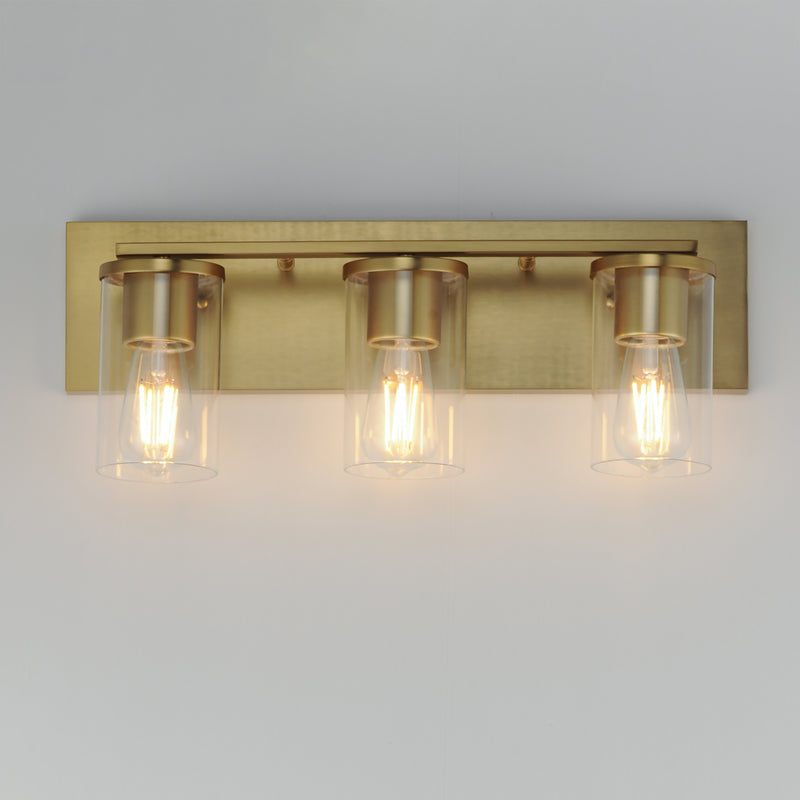 Maxim 10283CLSBR Lateral 3 Light Bath Vanity | Satin Brass