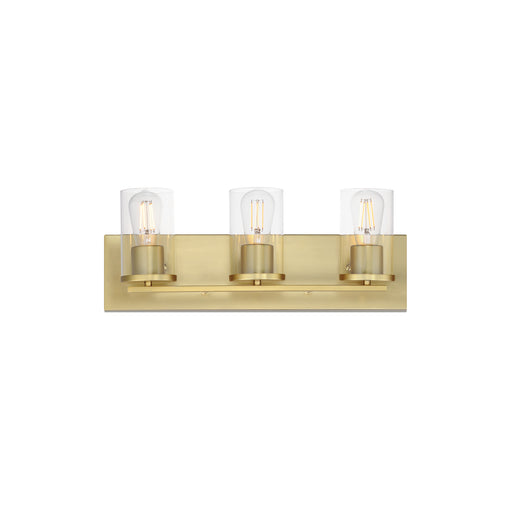 Maxim 10283CLSBR Lateral 3 Light Bath Vanity | Satin Brass