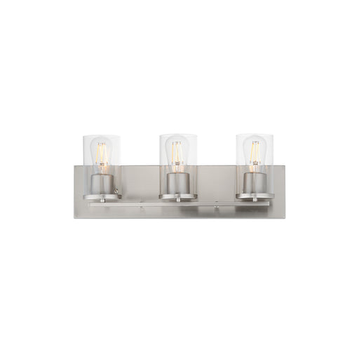 Maxim 10283CLSN Lateral 3 Light Bath Vanity | Satin Nickel