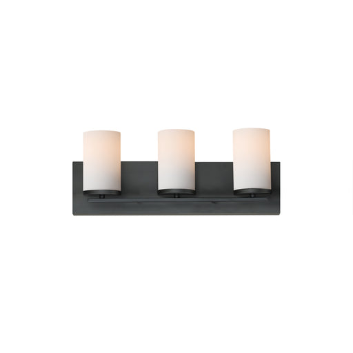 Maxim 10283SWBK Lateral 3 Light Bath Vanity | Black