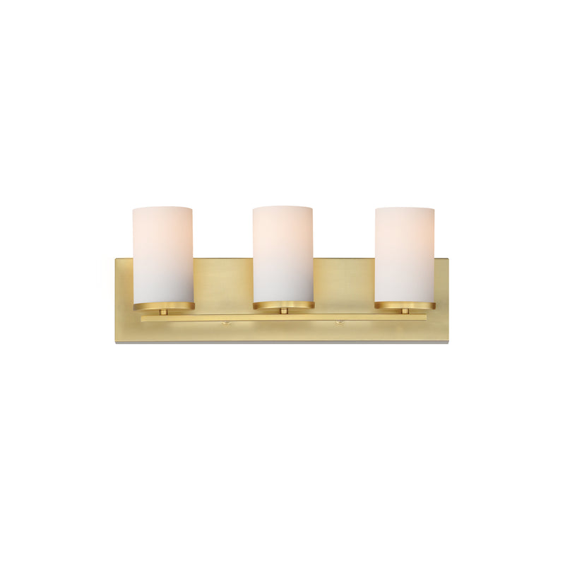 Maxim 10283SWSBR Lateral 3 Light Bath Vanity | Satin Brass