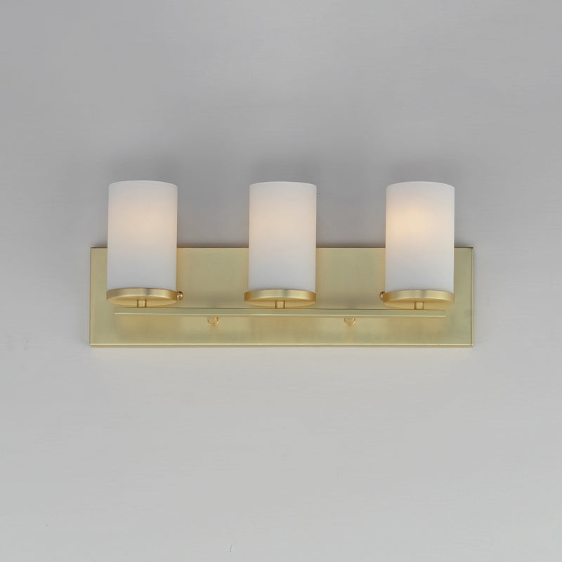 Maxim 10283SWSBR Lateral 3 Light Bath Vanity | Satin Brass