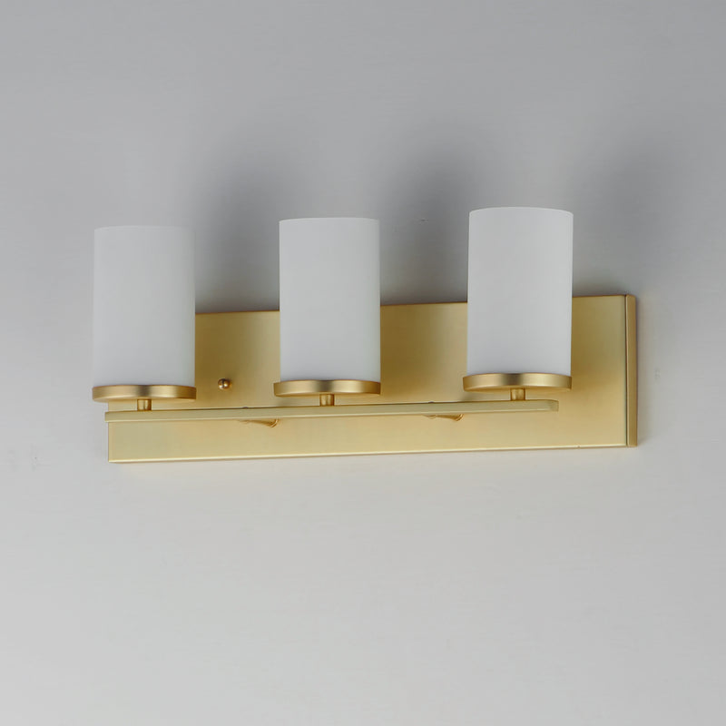 Maxim 10283SWSBR Lateral 3 Light Bath Vanity | Satin Brass