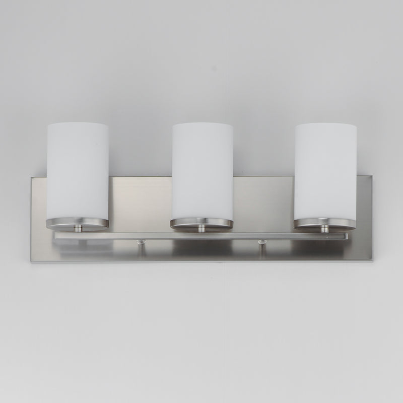 Maxim 10283SWSN Lateral 3 Light Bath Vanity | Satin Nickel