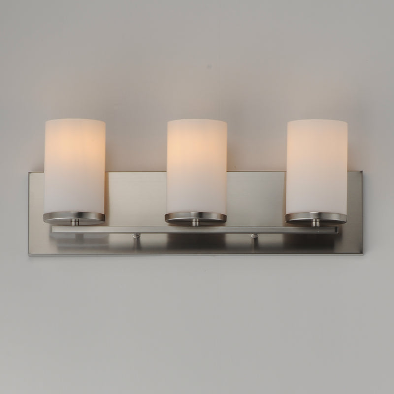 Maxim 10283SWSN Lateral 3 Light Bath Vanity | Satin Nickel