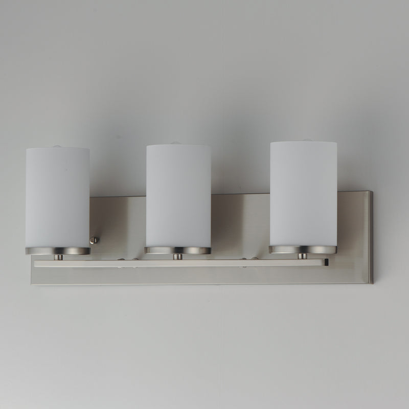 Maxim 10283SWSN Lateral 3 Light Bath Vanity | Satin Nickel