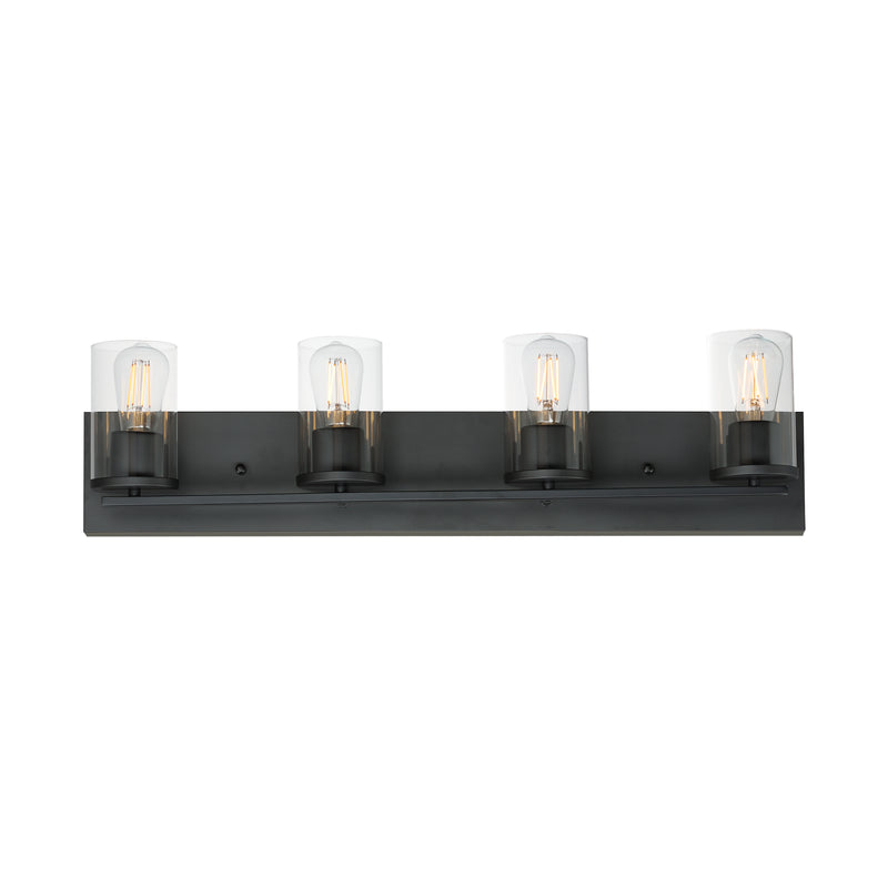 Maxim 10284CLBK Lateral 4 Light Bath Vanity | Black