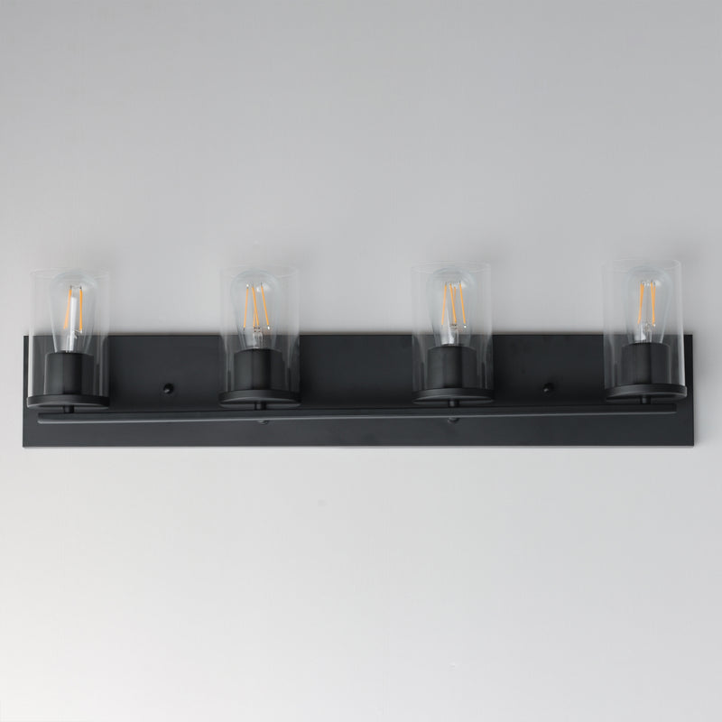 Maxim 10284CLBK Lateral 4 Light Bath Vanity | Black
