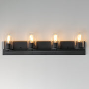 Maxim 10284CLBK Lateral 4 Light Bath Vanity | Black