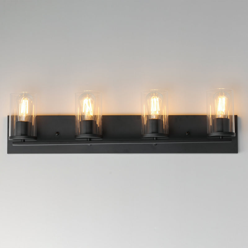 Maxim 10284CLBK Lateral 4 Light Bath Vanity | Black