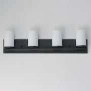 Maxim 10284SWBK Lateral 4 Light Bath Vanity | Black