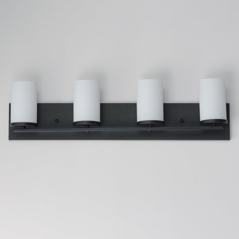 Maxim 10284SWBK Lateral 4 Light Bath Vanity | Black