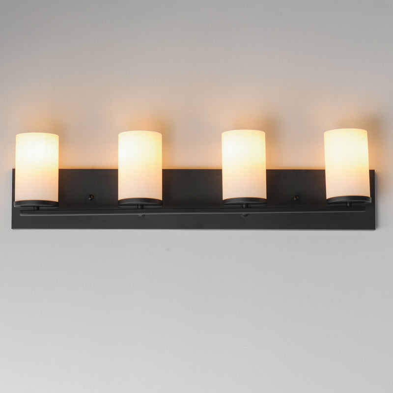 Maxim 10284SWBK Lateral 4 Light Bath Vanity | Black