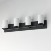 Maxim 10284SWBK Lateral 4 Light Bath Vanity | Black