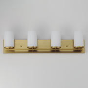 Maxim 10284SWSBR Lateral 4 Light Bath Vanity | Satin Brass