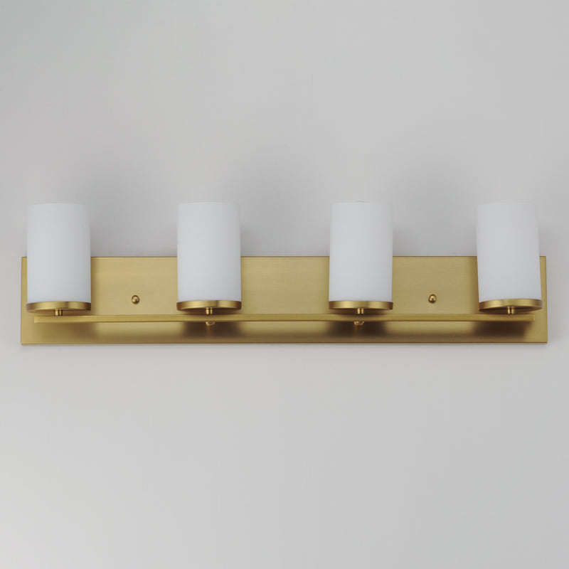 Maxim 10284SWSBR Lateral 4 Light Bath Vanity | Satin Brass