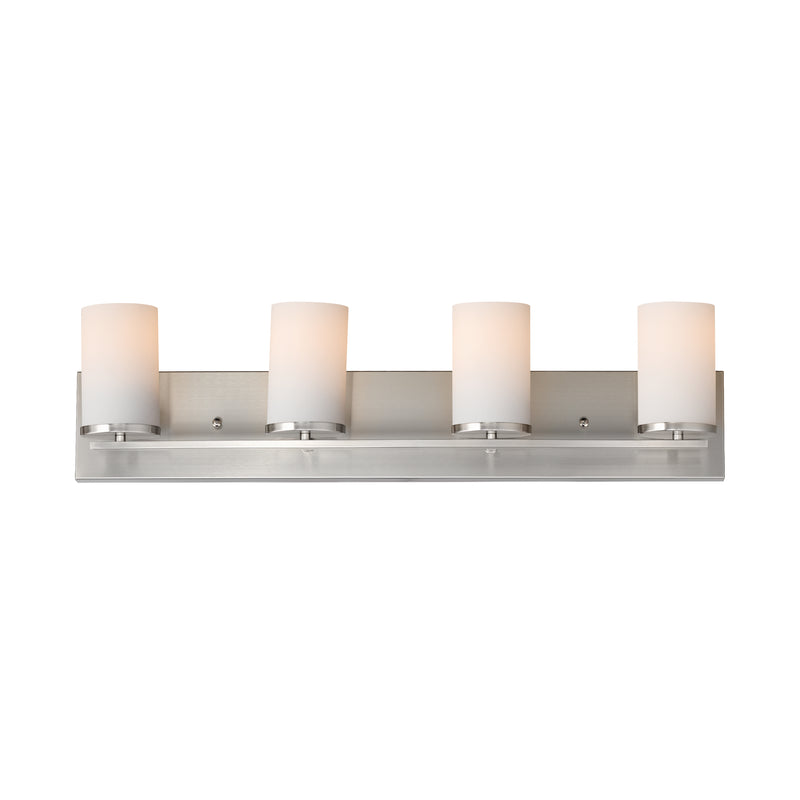 Maxim 10284SWSN Lateral 4 Light Bath Vanity | Satin Nickel
