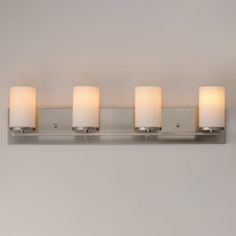 Maxim 10284SWSN Lateral 4 Light Bath Vanity | Satin Nickel