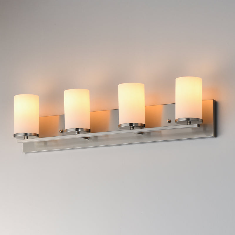 Maxim 10284SWSN Lateral 4 Light Bath Vanity | Satin Nickel