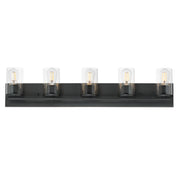 Maxim 10285CLBK Lateral 5 Light Bath Vanity | Black