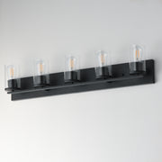 Maxim 10285CLBK Lateral 5 Light Bath Vanity | Black