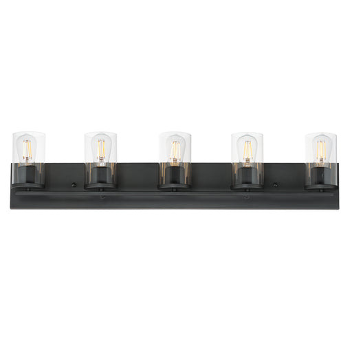 Maxim 10285CLBK Lateral 5 Light Bath Vanity | Black