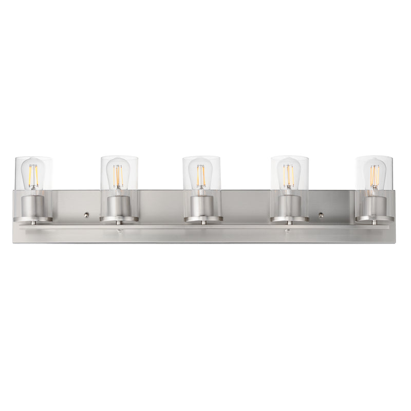 Maxim 10285CLSN Lateral 5 Light Bath Vanity | Satin Nickel