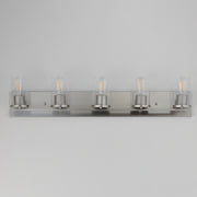 Maxim 10285CLSN Lateral 5 Light Bath Vanity | Satin Nickel