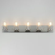 Maxim 10285CLSN Lateral 5 Light Bath Vanity | Satin Nickel