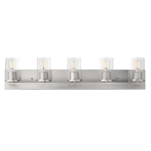 Maxim 10285CLSN Lateral 5 Light Bath Vanity | Satin Nickel
