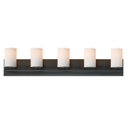 Maxim 10285SWBK Lateral 5 Light Bath Vanity | Black