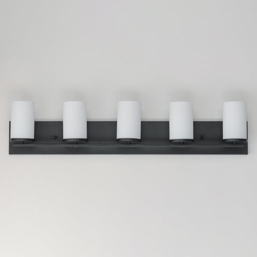 Maxim 10285SWBK Lateral 5 Light Bath Vanity | Black