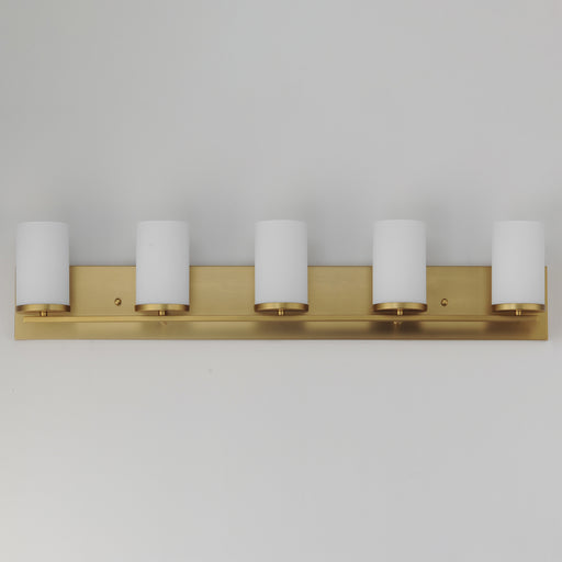 Maxim 10285SWSBR Lateral 5 Light Bath Vanity | Satin Brass